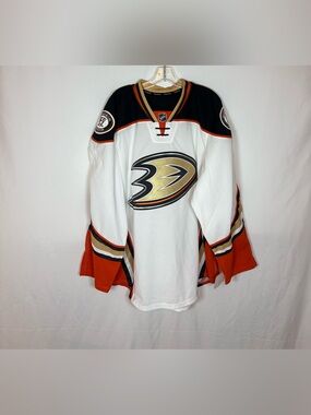 Reebok MiC Anaheim Ducks Away Team Issued Hockey Jersey 56